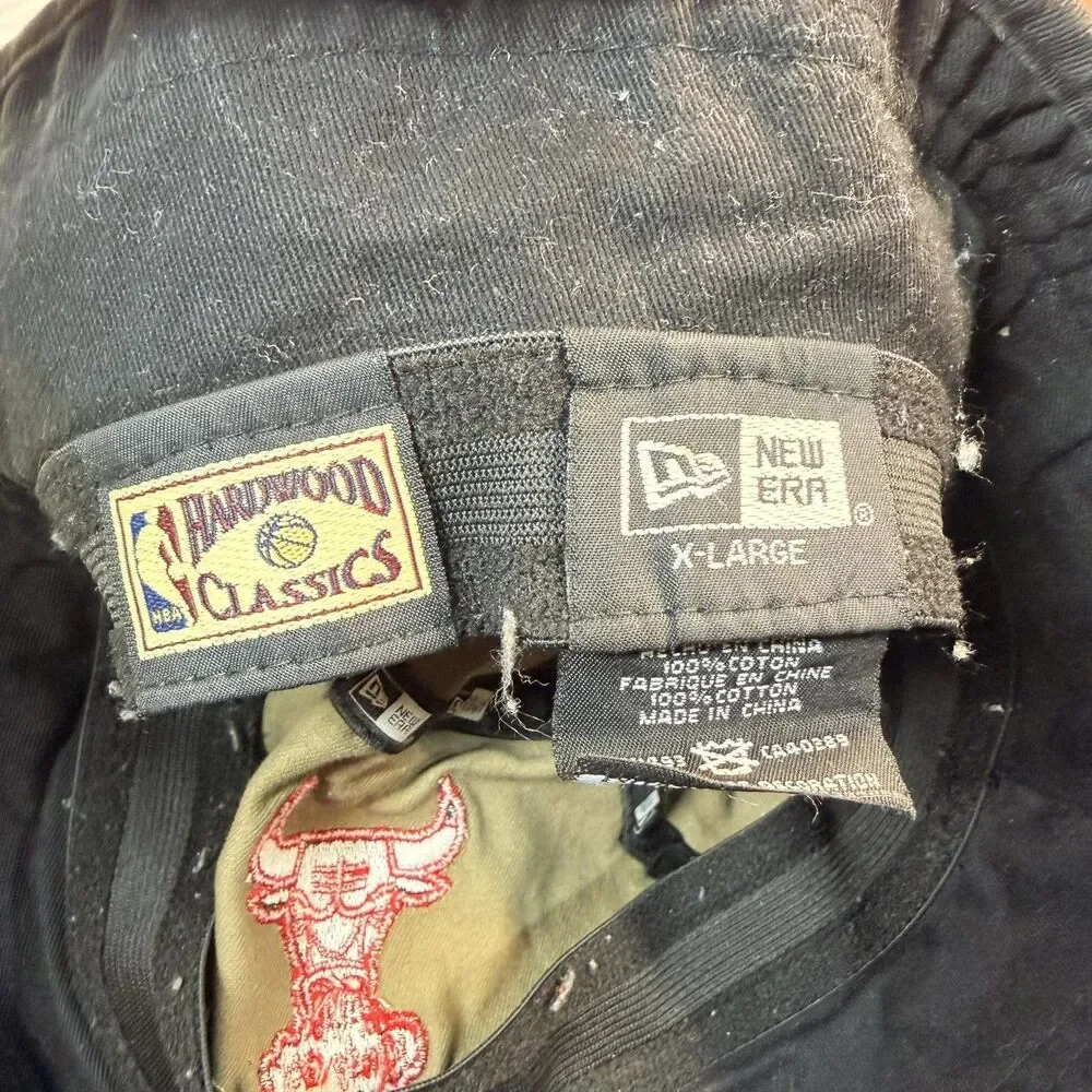 Chicago Bulls Hat Bucket Mens XL Green Camo NBA Basketball Windy City New Era